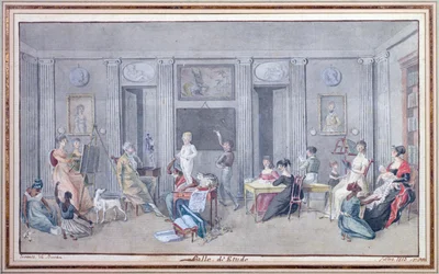 Familie in einem Studierzimmer auf der Ile de La Reunion